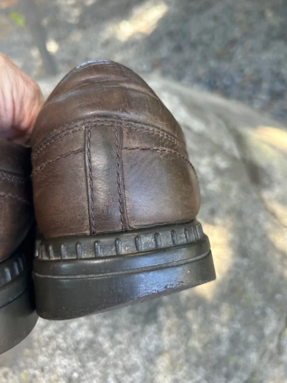 Ugg Brand Men's Brown Nubuck Leather Lace Up Casual Shoes Size 12